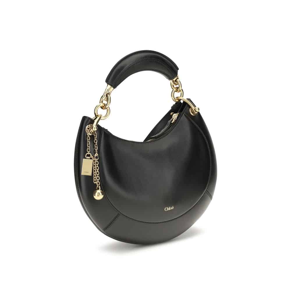 Chloé Black Calf Leather Bos Taurus Shoulder Bag - Image 3