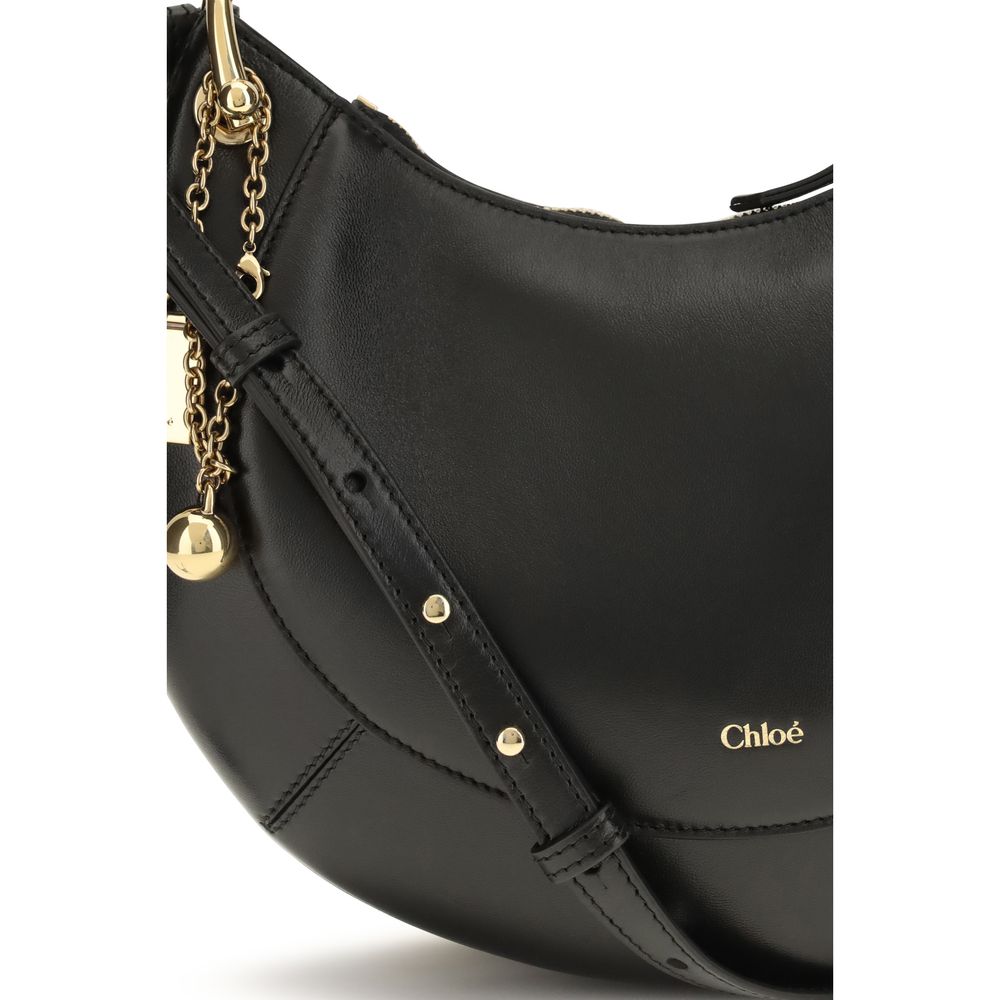 Chloé Black Calf Leather Bos Taurus Shoulder Bag - Image 5