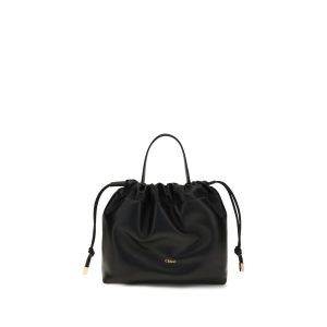 Chloé Black Lamb Ovis Aries Shoulder Bag