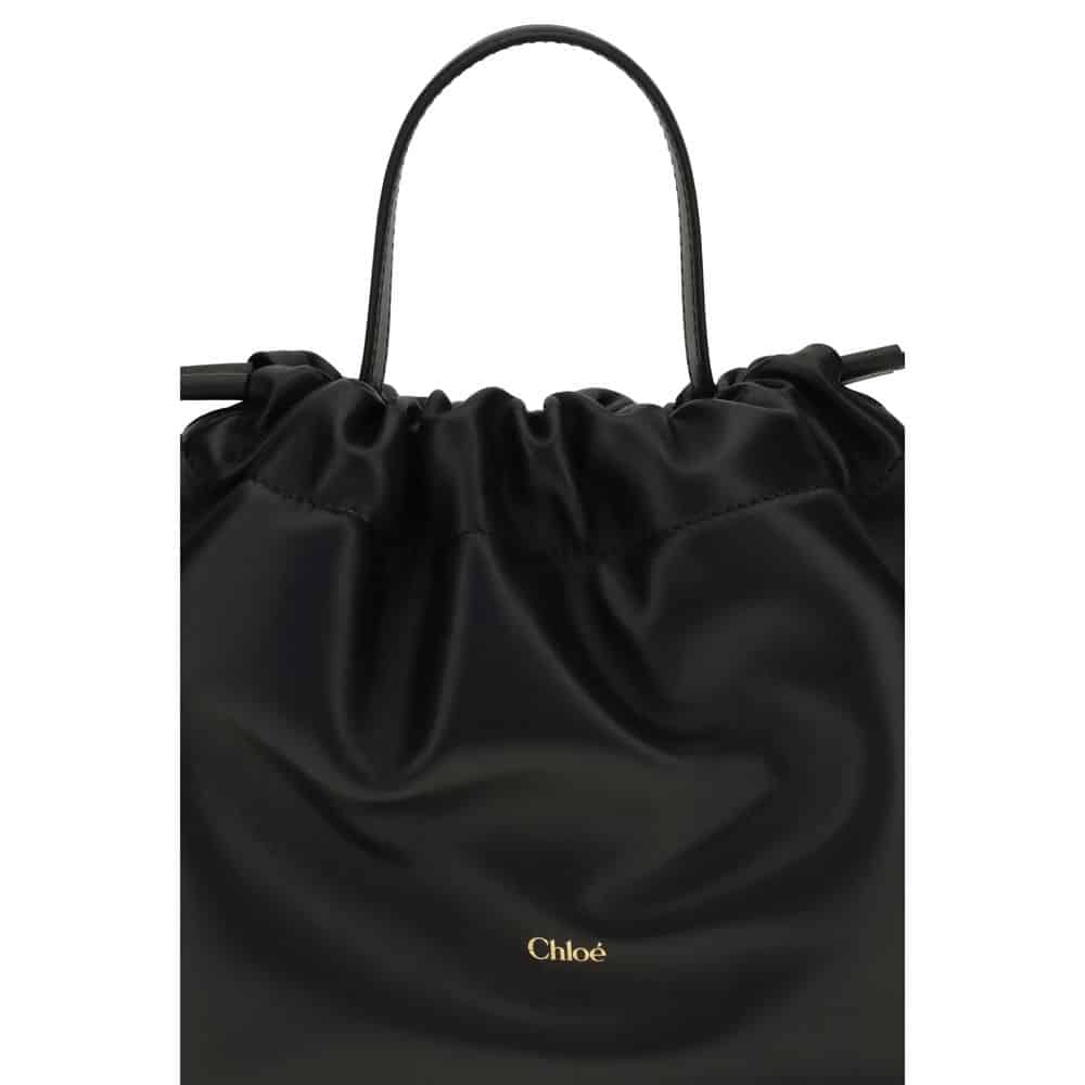 Chloé Black Lamb Ovis Aries Shoulder Bag - Image 5