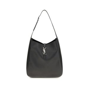 Saint Laurent Black Calf Leather Bos Taurus Shoulder Bag