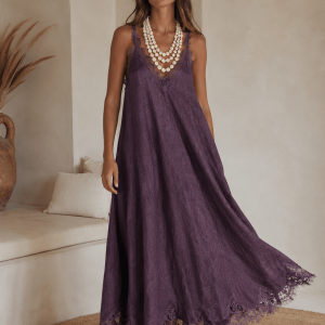 Vestido de Linho “Midnight”