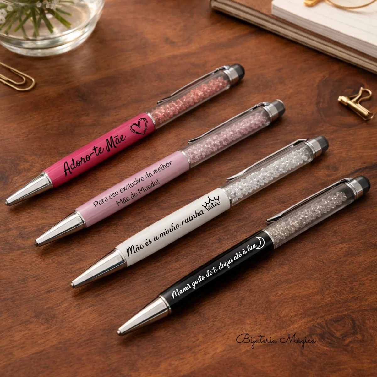 Caneta Personalizada para Mãe – Coleção Frases com Amor