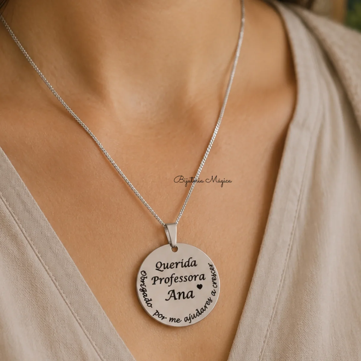 Colar Personalizado “Querida Professora” - Image 2