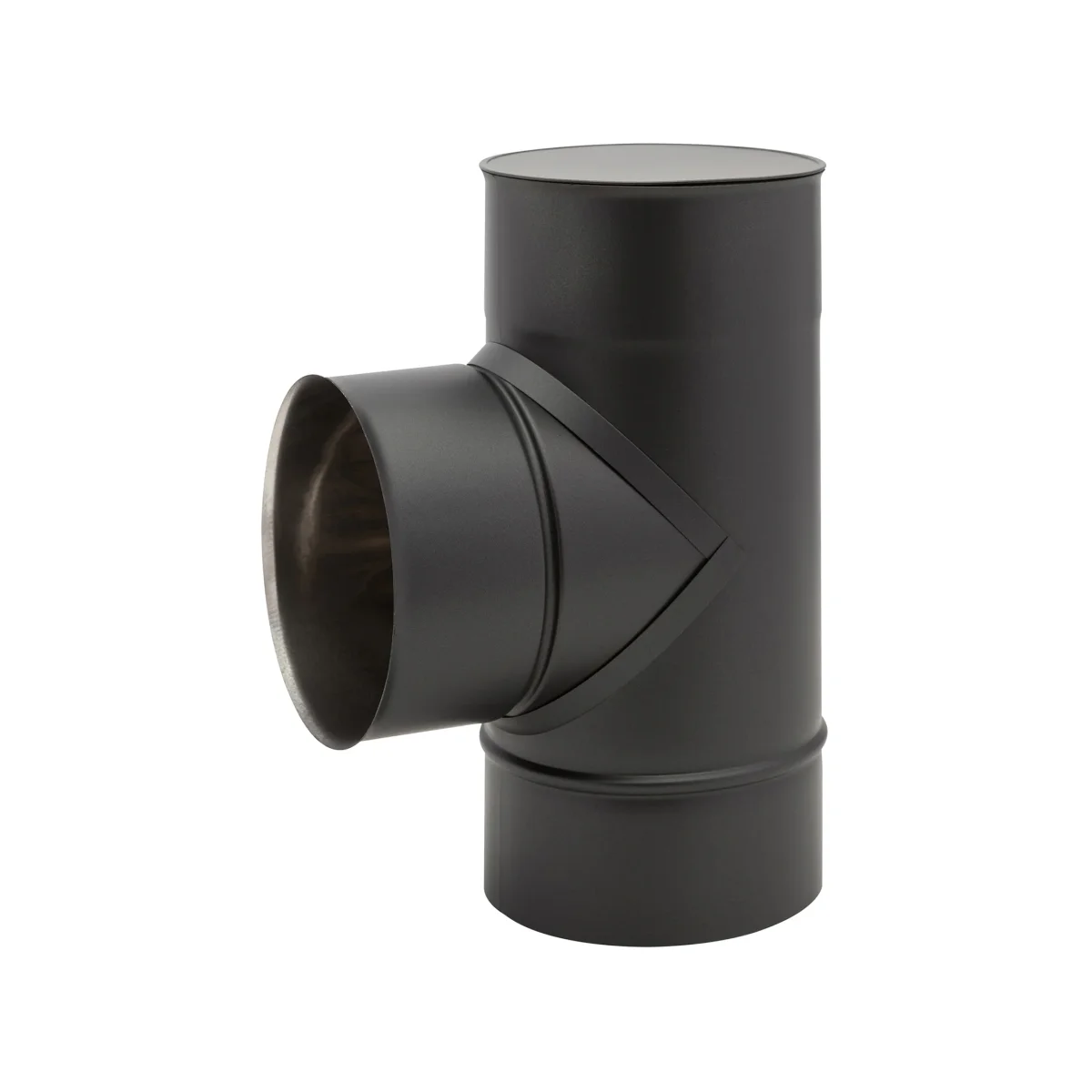 Tê com tampo Inox Preto